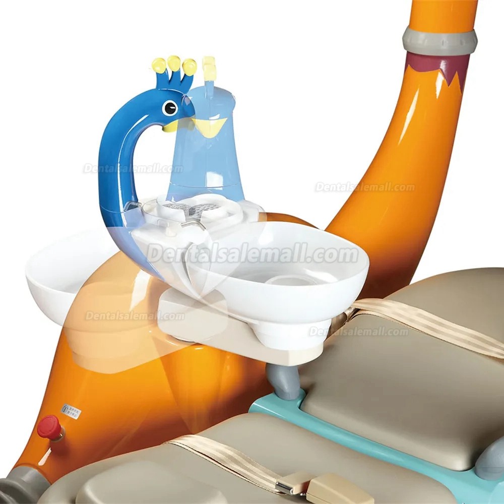 Lovely Kids Dental Unit Dentist Chair Children Cute Cartoon Dental Dolphin Dinosaur Treatment Chair DS-KID-7